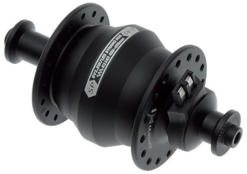 Shutter Precision (SP) Ultra Small Dynamo Hub SV-9 BK 32H S43HUB01201 Black 32H