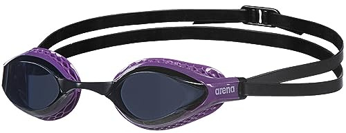 arena Air-Speed Unisex Wettkampf-Schwimmbrille für Erwachsene, Schwimmbrille mit Großen Antibeschlag-Gläsern, UV-Schutz, 3 Austauschbare Nasenstege, Air Seals