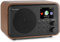 Internet radio met wifi en Bluetooth - Audizio Venice retro radio met wekkerradio en accu - Hout (102222)