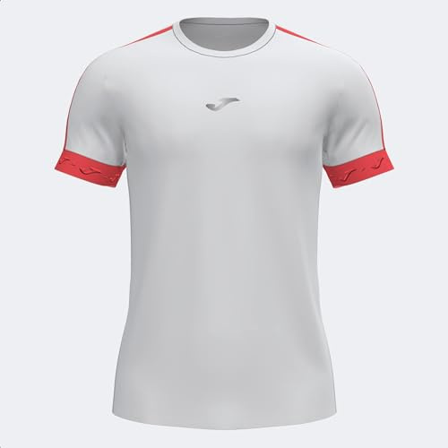 Joma Camiseta Manga Corta puños elásticos R-City, Blanco (White), L