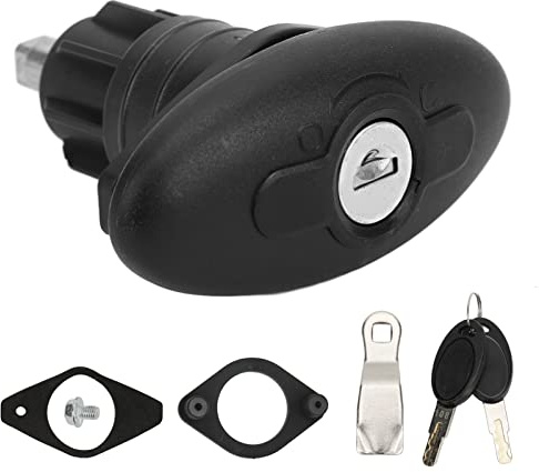 RV Hytt Dörrlås, 30 Mm Zinklegering Nylon RV Hytt Dörr Kompressionslås Roterande för Husvagn Yacht Camper