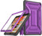 Tablet 10 Hülle – Nicht passen iPad, TrendGate Lightweight Armor Series Cover integrierter Displayschutzfolie mit Ständer für 10.1 Inch Tablet - Lila