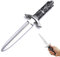 12 Inch PU Fake Dagger for Martial Arts - Foam Practice Fake Knife, Rubber Realistic Rambo Zombie Machete Medieval Prop Weapon, Toy Sword for Boys Kids Adults, for Karate Training Halloween Cosplay