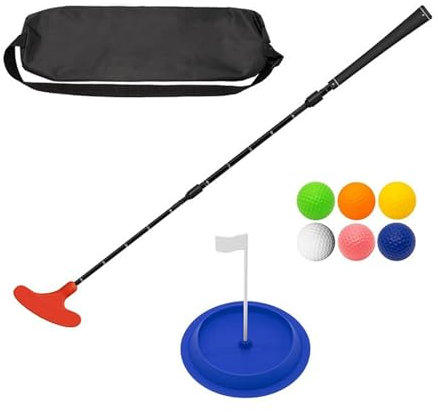 Golf-Putter-Set, Rechts- und Linkshänder, Zwei-Wege-Golf-Putter, verstellbare Länge, Golfschläger für Kinder, Teenager, Erwachsene