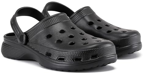 VIVASHOES Women’s Classic Clogs – Lightweight Waterproof Slip-On Shoes with Breathable Design & Strap – Comfortable Everyday Garden, Beach & Home Footwear – True to Size Good for Wide Fit