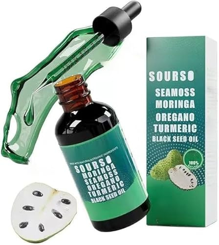 soursop 10 in 1, supporto immunitario, miglioramento della salute dell'intestino, rigenerazione cellulare e antiossidante, vegano, non OGM