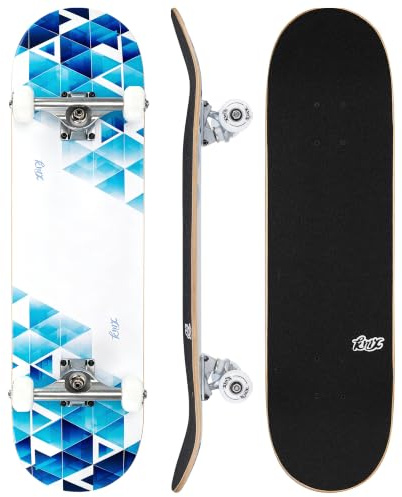 KMX Skateboard Complet Débutant à Graphismes Cool + Outil de Skate