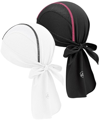 GXCROR Gorro Bajo Casco de Ciclismo, Bandana Deportiva Transpirable Hombre Mujer, para Moto y Running