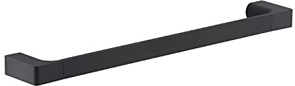 Gedy Pirenei - Barra portasciugamani 45 cm, in Ottone, Colore: Nero, Misura Media