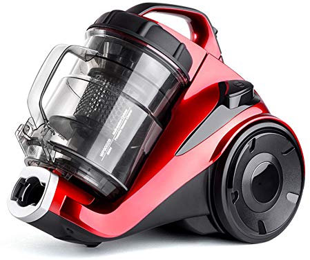DYHQQ Aspiradora cilíndrica, Aspiradora sin Bolsa, Filtros HEPA Lavables Aspiradora con Cable, Alergia Segura, 1400W, 2.5L