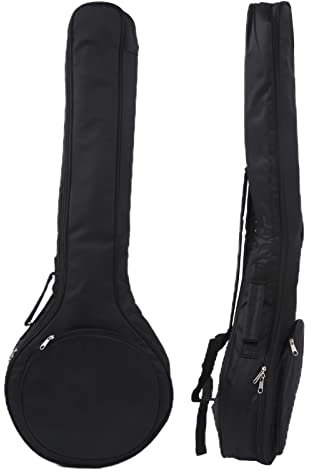 Banjo-Gig-Taschen, große vordere Bauchtasche, Seitengurt-Design, langlebige Banjo-Tasche, Zubehör für Musikinstrumente, wasserdichtes Oxford-Gewebe zur Aufbewahrung von Instrumenten