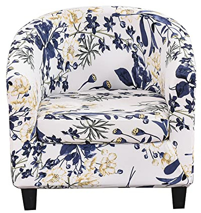 Meigeh Copripoltrona chesterfield elasticizzato Fodera per sedia a vasca 2 pezzi fodera per cuscino per poltrona Tullsta