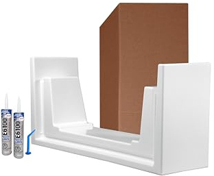 Quick Tub Walk-Thru Insert Accessibility Kit - Bath to Shower Conversion, White (Xtra-Deep)