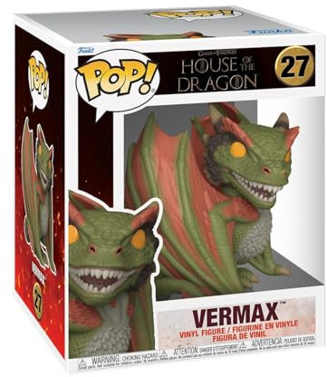 Funko Pop! Super: HotD - House of The Dragon- Vermax - Figurine en Vinyle à Collectionner - Idée de Cadeau - Produits Officiels - Jouets pour Les Enfants et Adultes