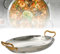XYUERU Paellera fabricada en acero inoxidable, con doble asa, antiadherente, apta for grill, cocina de gas, cocina eléctrica e inducción.(Silver,40cm)