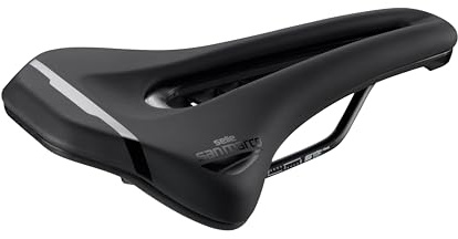 Selle San Marco GROUND Shield Sport – Sella MTB/Off-Road con Protezione Fango, Foro Centrale Open Fit, Telaio in Carbon Steel – Taglia L3, Nero