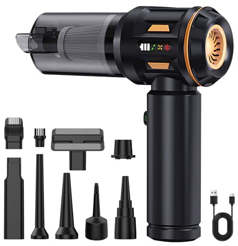 Oskuglin Aspirapolvere portatile 18000Pa, 3 velocità & soffiatore, USB-C