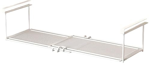 Armadio - Organizzatore armadio espandibile senza attrezzi | Robusto ripiano inferiore in metallo appeso per scarpe da ginnastica e appartamenti | Massimizza lo spazio, regolabile e facile da