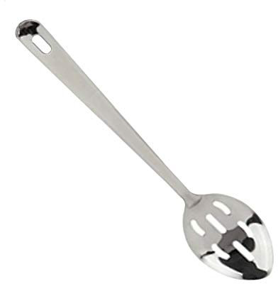 Stainless Steel Cooking Slotted Spoon| Kitchen Straining and Serving Spatula Slotted Spoon| Ideal for Pasta, Vegetables, Chips & Much More
