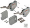 Blum Aventos HK-S 220-500 Kraftspeicher hellgrau Klappenbeschlag m.Montageplatte