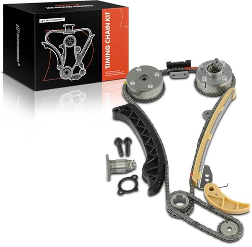 A-Premium 12PCS Engine Timing Chain Kit W/Sprocket & Tensioner & Guide Compatible with Toyota Corolla 2009-2019, Matrix 2009-2014 & Scion xD 2008-2014 & Pontiac Vibe 2009-2010 - L4 1.8L