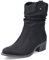 Rieker Damen Klassische Stiefeletten 73170, Frauen Stiefeletten,reißverschluss,gerafft,Boots,Stiefel,Bootee,Booties,schwarz (00),36 EU / 3.5 UK