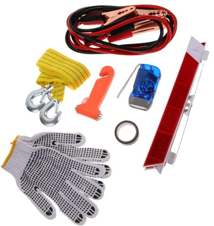 Cabilock Kit De Emergencia para Coche De Herramientas para Vehículos Accesorios para Automóvil Herramienta para Automóvil Kit De para Automóviles Escenario De para Emergencias Carretera