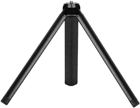 Trípode de viaje de aleación de aluminio Desktpp para cámaras réflex digitales, teléfono y estabilizadores, soporte antideslizante para pies