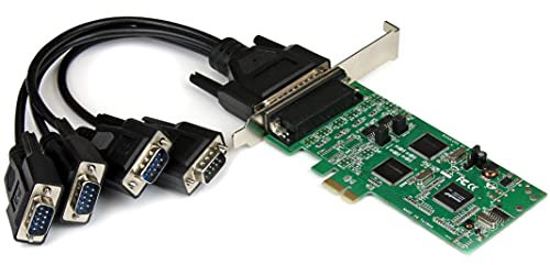 StarTech.com 4 Port PCI Express PCIe Serial Combo Card with Breakout Cable - 2 x RS232 2 x RS422 / RS485 - Dual Profile (PEX4S232485)