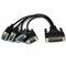 StarTech.com 4 Port PCI Express PCIe Serial Combo Card with Breakout Cable - 2 x RS232 2 x RS422 / RS485 - Dual Profile (PEX4S232485)
