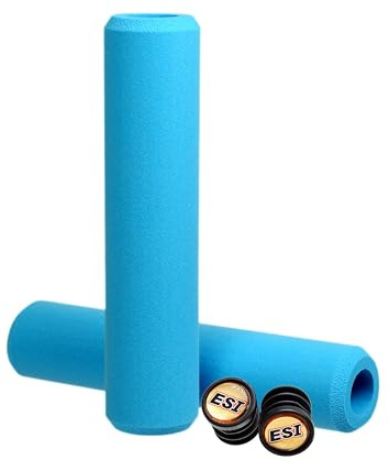 ESI Grips Racers Edge MTB Grip, Aqua