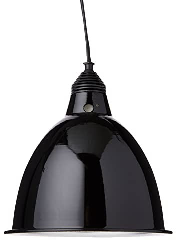 Exo Terra Reptile Dome, Aluminium Reflektorlampe, hitzebeständige Porzellanfassung, geeignet für Lampen bis 160W, Fassung E27, Schwarz