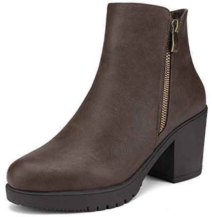 DREAM PAIRS Women's High Heel Suede Chelsea Boots | Suede upper, Elegant design, Block heel, Stylish look, All-day comfort, Non-slip sole, Dressing Tips