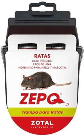 PIUMER - Trampa para Ratas con Cebo Incluido ZEPO ZOTAL