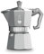 Bialetti Moka Exclusive, colore argento, per 6 tazze, per uso diretto sul fuoco, macchina per caffè espresso, moka
