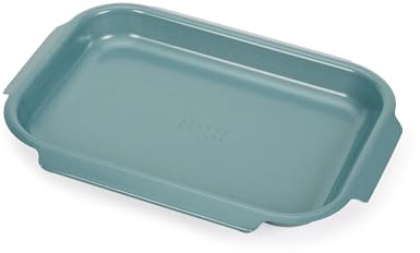 Joseph Joseph Nest™ Bake Small Non-Stick Baking Tray, Carbon Steel, Easy-Pull Handles, Stackable, Space-Saving Design, 10-Year Guarantee