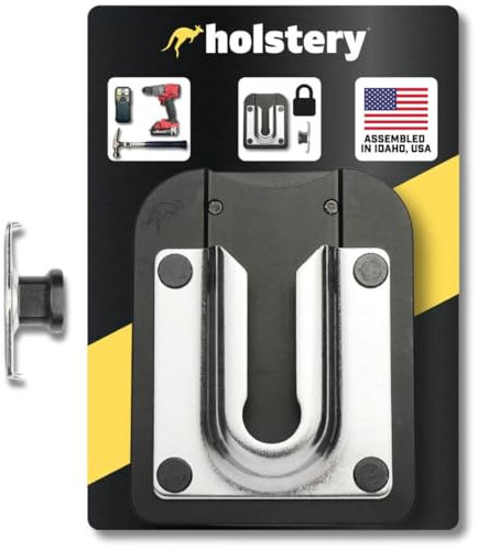 PinPal Pro | Universal Tool Holster - Gravity Locking Clip-On Tool Belt Holder for Drills, Impacts, and Other Tools (Curve Plate Pin Kit)