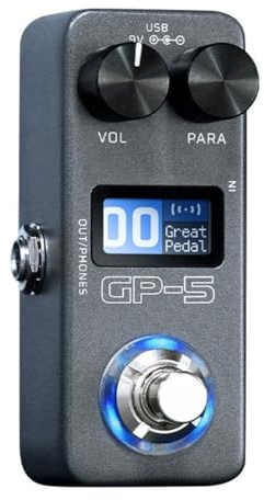 Guitar Effects Processor Digital Reverberation Effects Device 100+ Presets And Tone Loader For Double Power Supply Processor