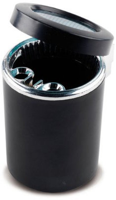 Bottari 16267 Portacenere con LED per Auto Vetture, Camion e Caravan, Nero