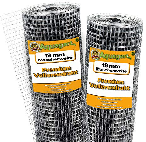 Valla de Alambre de Malla de Alambre de Malla soldada de Malla de Alambre de pajarera de 40 m x 1 m