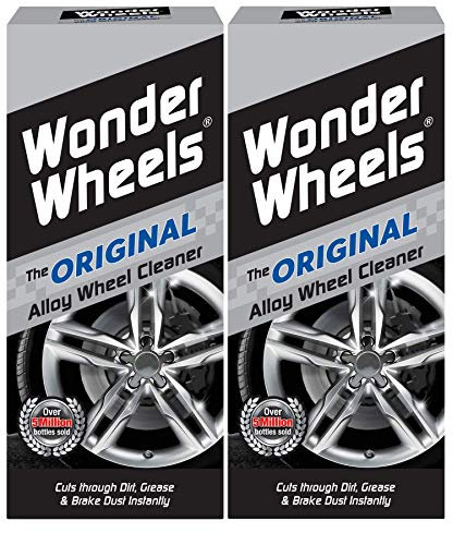 Wonder Wheels Alloy Wheel Cleaner Kit 500ml x 2 - Removes Dirt, Grease, Brake Dust