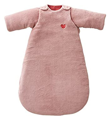 Vertbaudet Baby Winterschlafsack Alaska, Ärmel abnehmbar rosa 85CM