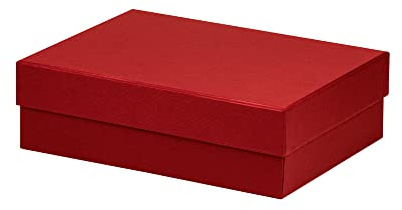Rössler 13401453363 – Boxline Kartong rektangulär, 196 x 264 x 80 mm, röd, 1 st