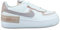 NIKE Damen Air Force 1 Shadow Sneaker, Weiß/Pink Oxford/Rose Whisper/Amethyst Ash, 37.5 EU