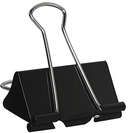 Large Binder Clips 2 Inch (72 Pack), Extra Large Binder Clips Big Paper Clamps Giant Clips for Office and Home Supplies, Black
