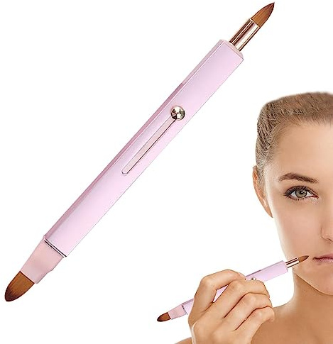 labios, Apliclabios retráctil con tapa, Pinceles aplicadores labios para viajes, disfraces, fiestas, viajes negocios Vesone