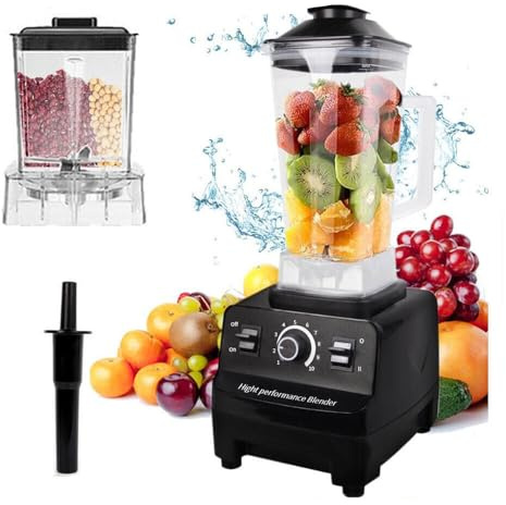 Multifunktional Standmixer 3.2KW 2L Blender Mixer 10 Geschwindigkeitsstufen Rührmaschine Smoothie Maker – max. 48.000 U/min, Becher BPA frei