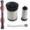 Advokingtap 4-teiliges Ersatzset für die Hauptbürstenwalze für die Miele Triflex HX1/HX1Pro/HX2/HX2 Pro-Serie, 1 Hauptbürstenwalze, 2 Filter, 1 Reinigungsbürste