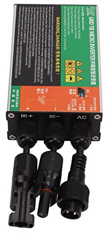 aqxreight onduleur Solaire 300 W 230 V étanche MPPT avec Lien au Réseau, onduleur à Onde Sinusoïdale pour Petits Systèmes Solaires, Le dans Le Courant généré Est Un Appareil Le