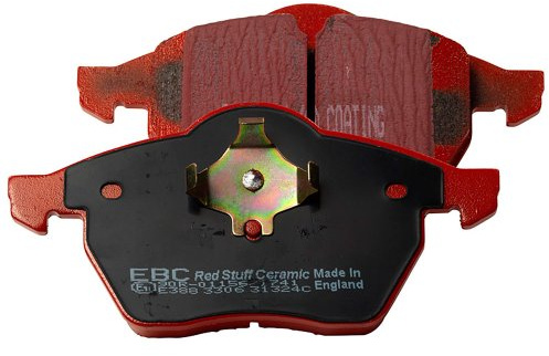 EBC Brakes DP3802C Redstuff Brake Pads, Red Stuff